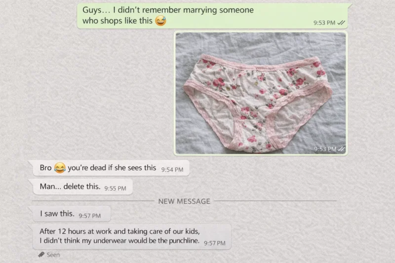My Husband Was Mocking My Underwear in a Group Chat with His Friends – He Soon Regretted It