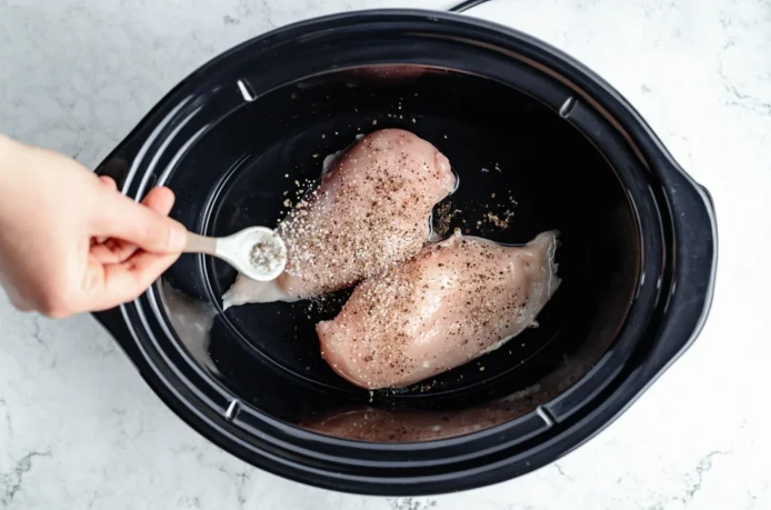 Add Chicken Breasts and These 4 Ingredients to Your Slow Cooker for a Delightful Dish