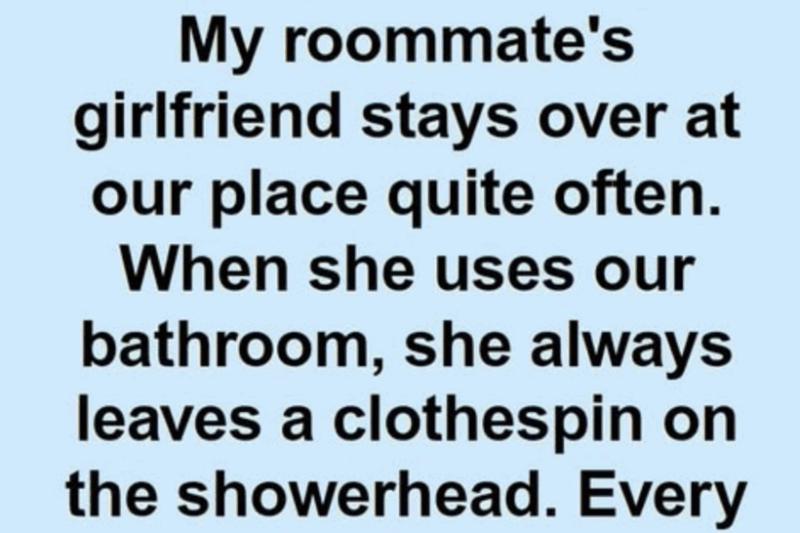 The 60-Second Shower Upgrade: Turn a Clothespin into Your Personal Essential Oil Diffuser.