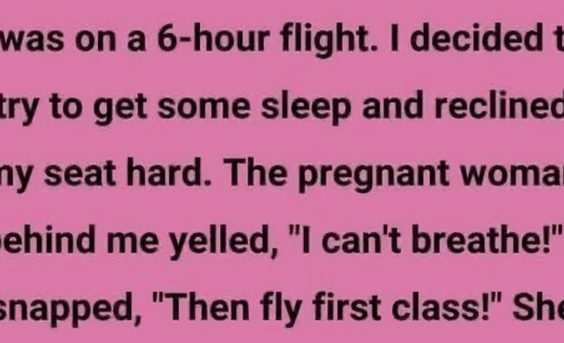 The 30,000-Foot Privilege: Is Reclining Your Seat Always Your Right