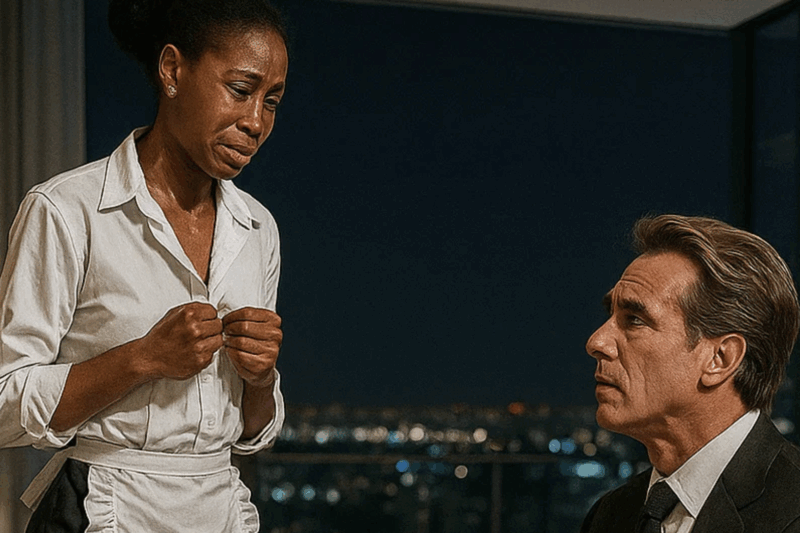 A desperate black maid slept with her millionaire boss to get money for her mother’s medical treatment. After it was over, he did something that changed her life forever…