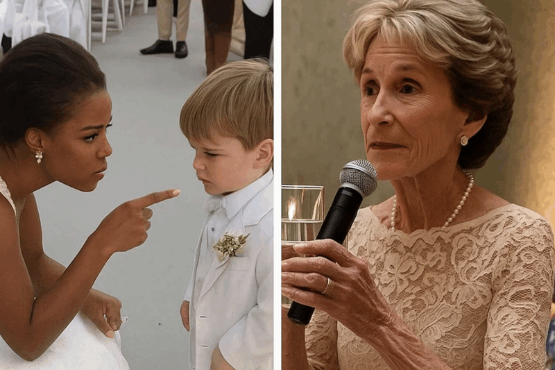 My New DIL Screamed, ‘He’s Not My Child!’ and Banned My Grandson from the Wedding Photos—So I Stepped in to Show Everyone Who She Really Is
