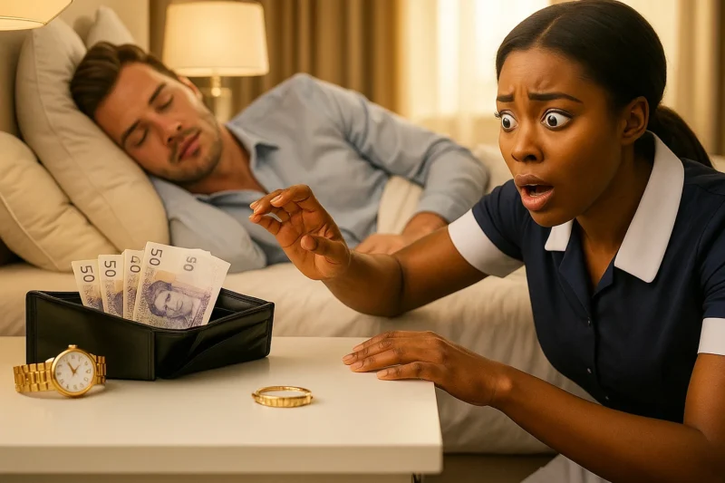 “Billionaire CEO Pretended to Sleep on a Pile of Cash to See If His Maid Would Steal—Then She Did the Unthinkable..”