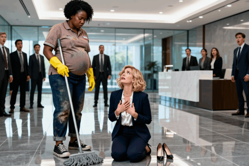 When the Rich Woman Knelt Before Me: The Truth No One Saw Coming