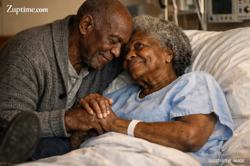 This Photo Showed Us The Kind Of Love That Doesn’t Quit — Even In A Hospital Bed At Midnight