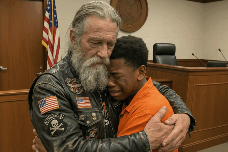 Everyone Was Shocked Why A Biker Was Hugging The Boy Who Killed His Daughter