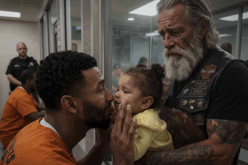 Biker Brought My Baby To Prison Every Week For Three Years When I Had No One Left