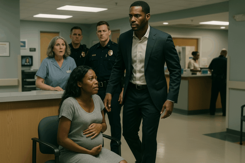 A Nurse Called the Police on a Pregnant Woman — But 15 Minutes Later, Her Husband Walked In and Everything Changed