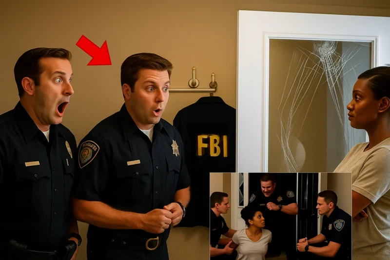 Officers Force Entry Into a Black Woman’s Home at 2 A.M. — Everything Changes When They See Her FBI Jacket